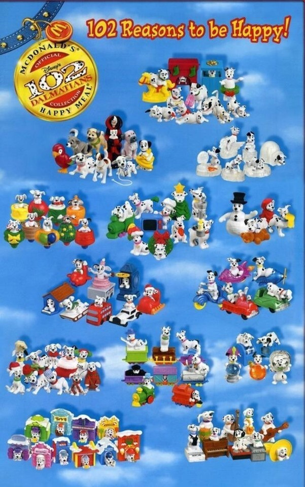 McDonald's Happy Meal Toy 2000 102 Dalmatians