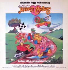 McDonald's Happy Meal Toys 1991 Muppet Babies