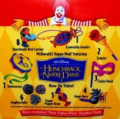 McDonald's 1997 Disney The Hunchback of Notre Dame