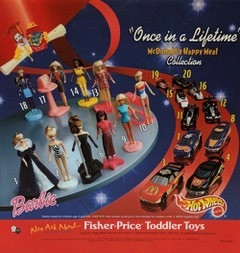McDonald 1999 Once in a Lifetime Barbie/Hot Wheels