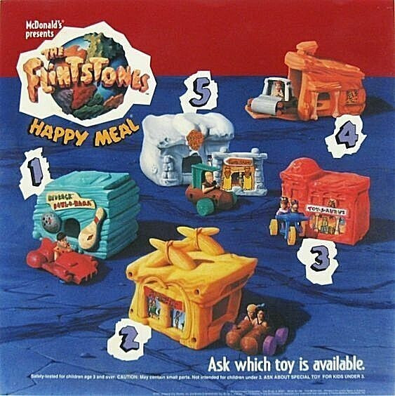 McDonald's Happy Meal 1994 The Flintstones