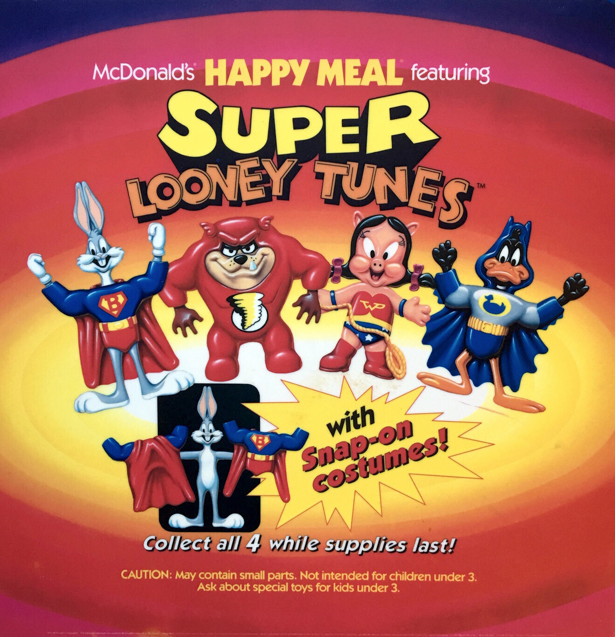 McDonald's Happy Meal Toy 1992 Super Looney Tunes