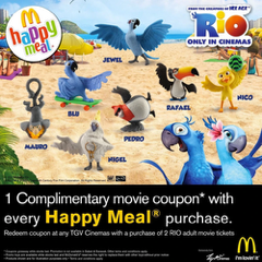 McDonald's Happy Meal Toy 2011 Rio: The Movie
