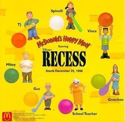 McDonald's Happy Meal Toy 1998 Disney's Recess
