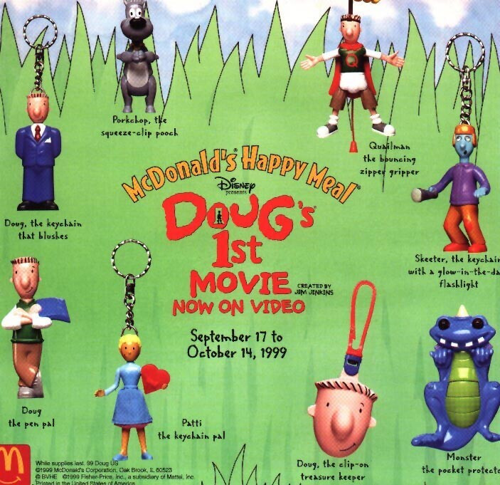 McDonald's Happy Meal 1999 Doug's 1st Movie