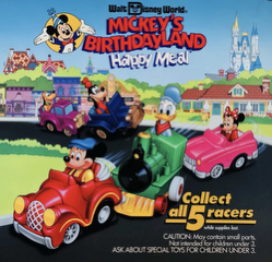 McDonald's Happy Meal 1988 Mickey's Birthdayland