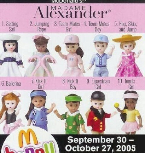 McDonald's Happy Meal Toy 2005 Madame Alexander