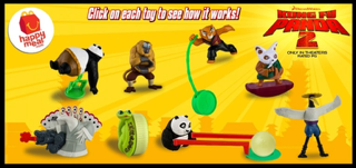 McDonald's Happy Meal Toy 2011 Kung Fu Panda 2