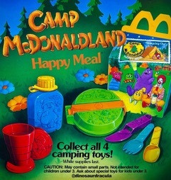 McDonald's Happy Meal Toy 1990 Camp McDonaldland
