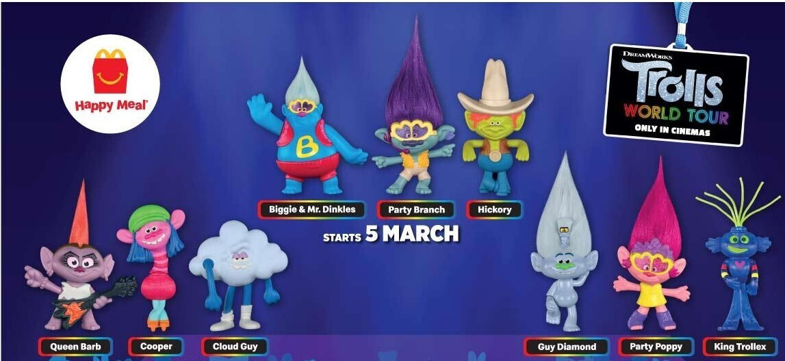 McDonald's Happy Meal Toy 2020 Trolls World Tour