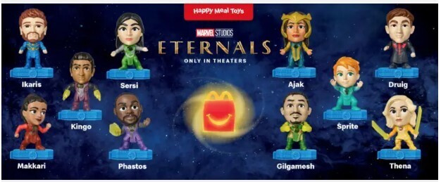 McDonald's Happy Meal Toy 2021 Marvel Eternals