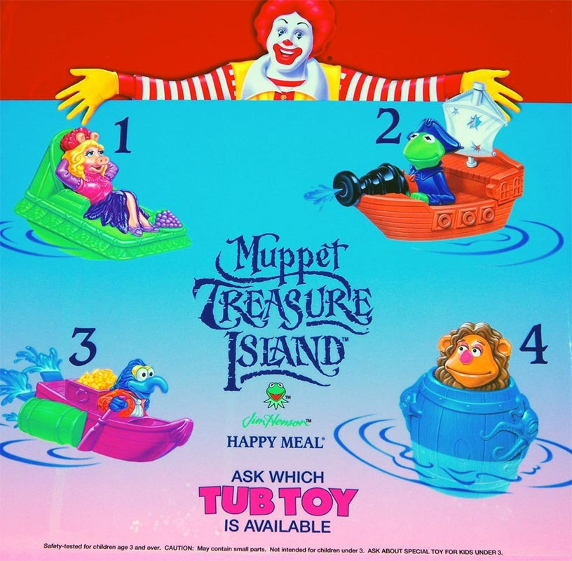McDonald's Happy Meal 1996 Muppet Treasure Island