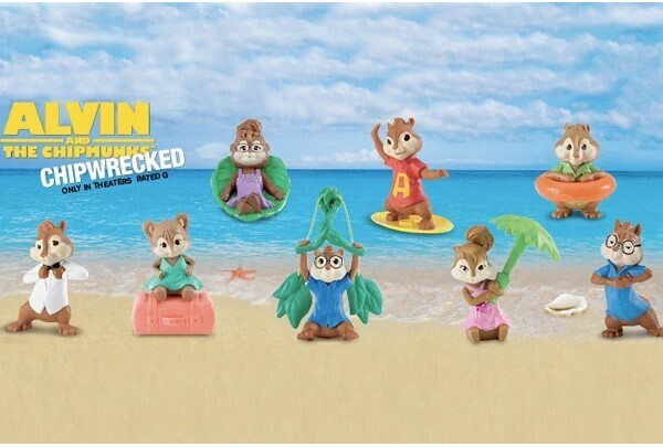 McDonald's Happy Meal 2011 Alvin Chipwrecked