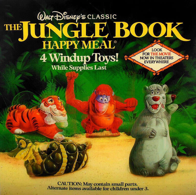 McDonald's Happy Meal Toy 1990 The Jungle Book