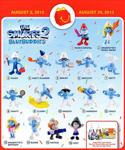 McDonald's 2013 The Smurfs Movie 2