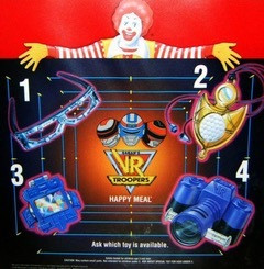 McDonald's Happy Meal Toy 1996 VR Troopers
