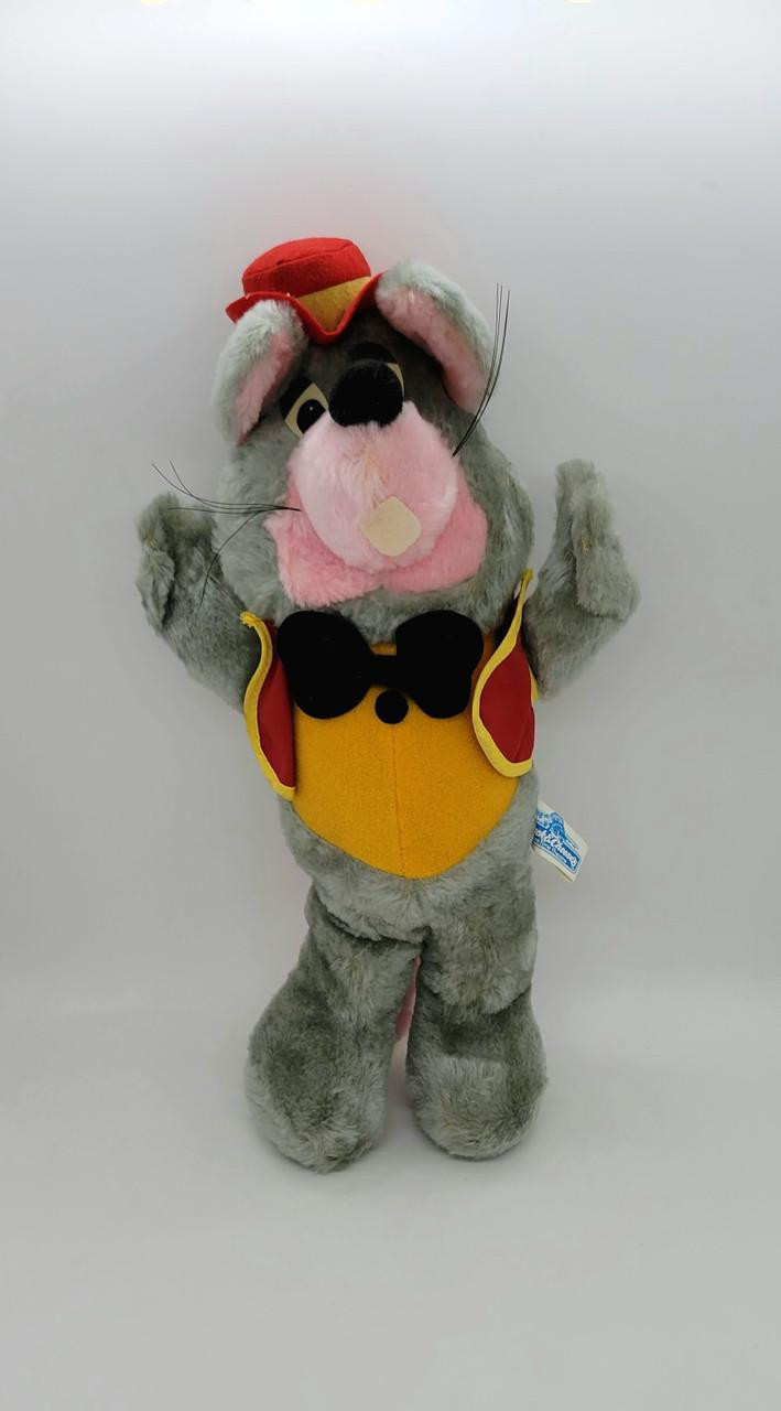 Vintage 1980's Chuck E. Cheese Stuffed Animal - 13 Inch