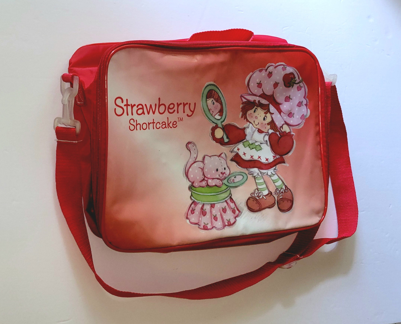 Strawberry Shortcake Tin Lunch Box Carry All Toy Kids Girls Tote