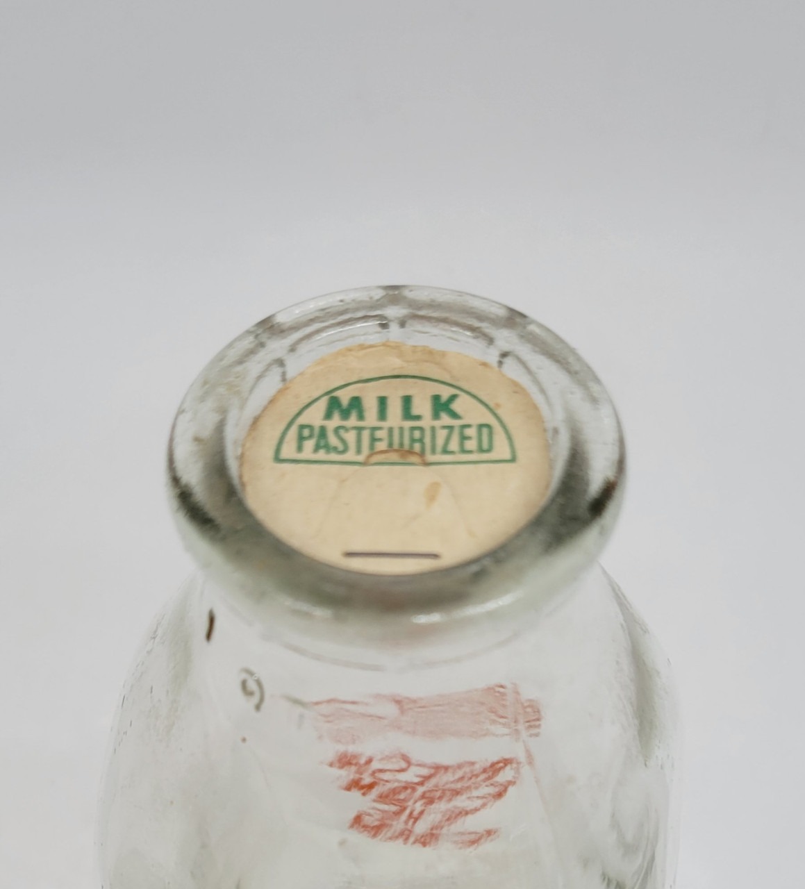 Brookside Farm Westminster Massachusetts Quart Glass Milk Bottle