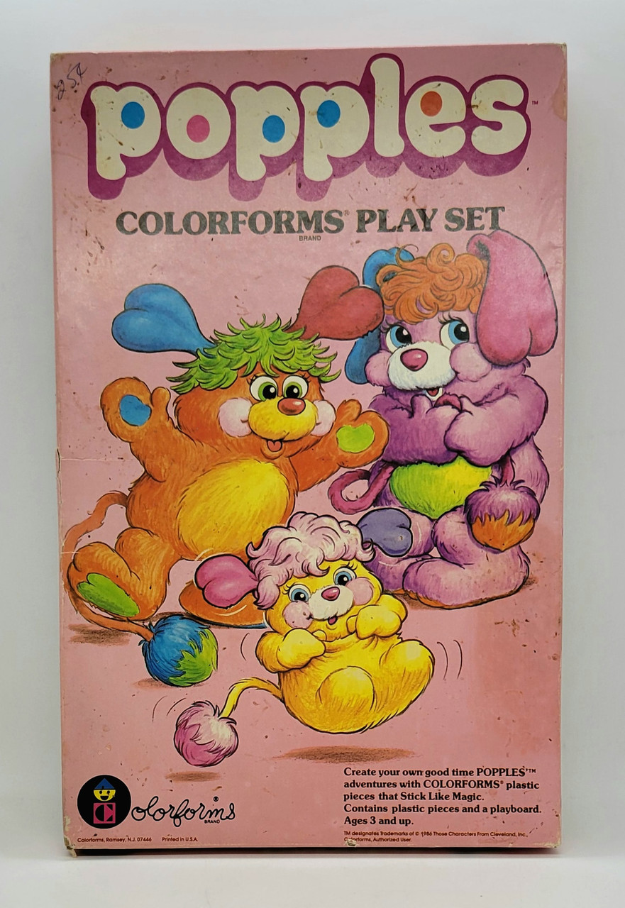 Popples Colorforms Play Set