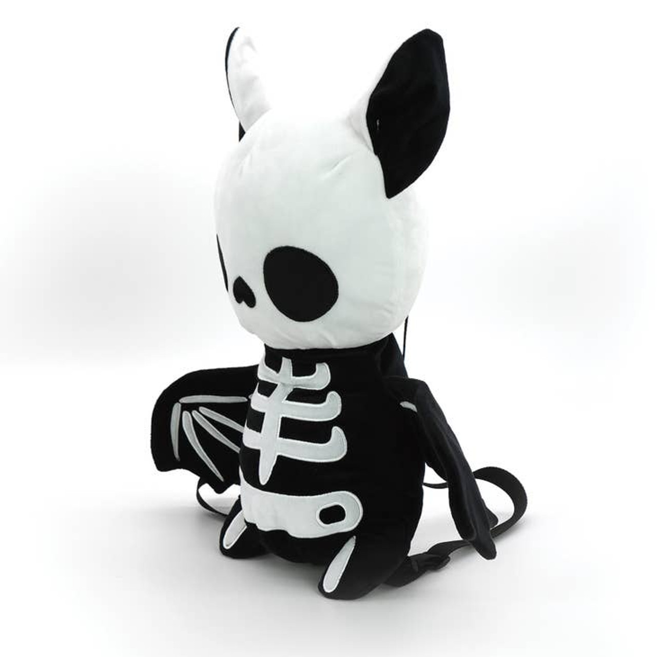 Dolls Kill Hello Kitty Skeleton Plush Backpack - Black