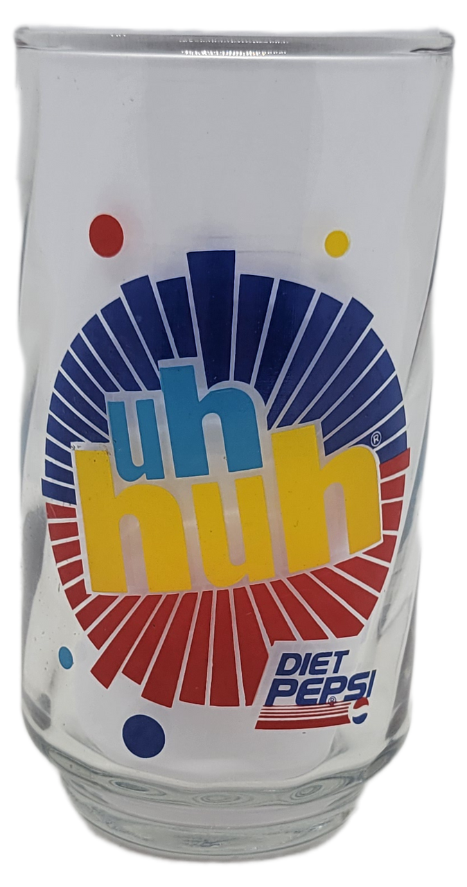 Diet Pepsi Uh Huh You Got The Right One Baby Promotional Glass
