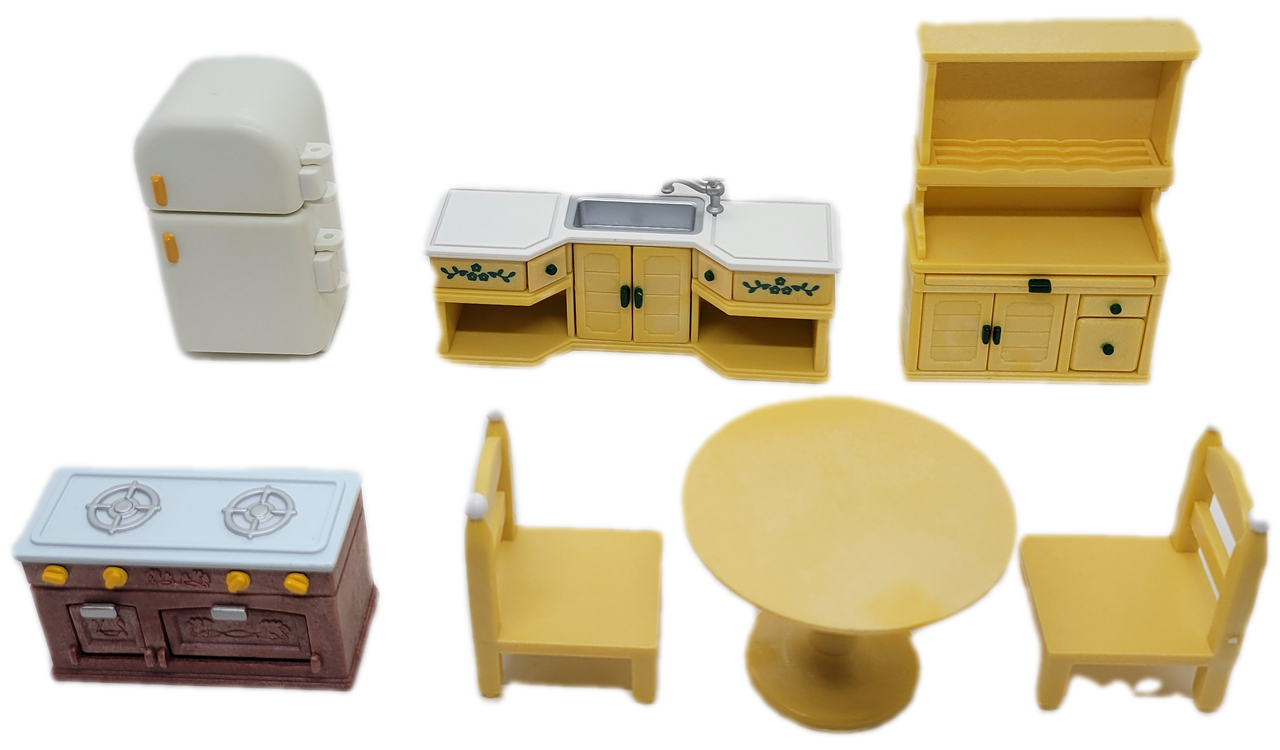 EPOCH Calico Critters Kozy Kitchen Set (Furniture Only)