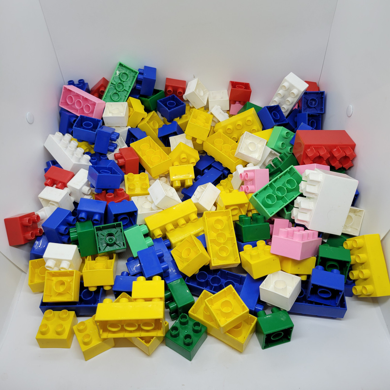 Mega Bricks Example Shapes MEGA BLOKS 3 lbs. Lot of Building Bricks