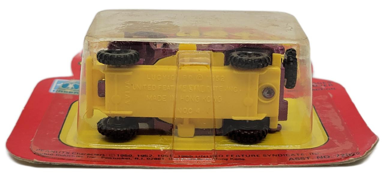 Hasbro 1965 Snoopy Handfuls Mini Die-cast Lucy in Purple Jeep