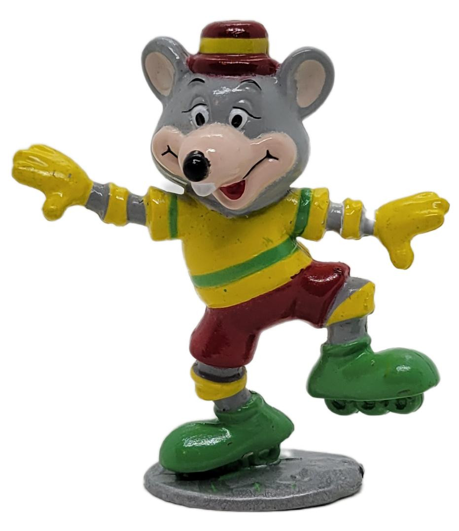 Showbiz Pizza Time 1994 Chuck E Cheese Rollerblading PVC Figure