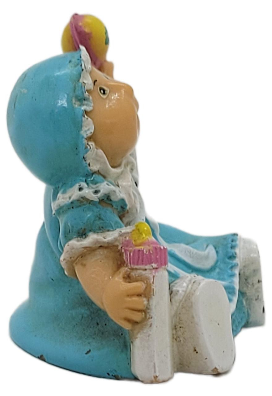 cabbage patch doll blue dress CPW1312-Blue Velvet Dress w/Net