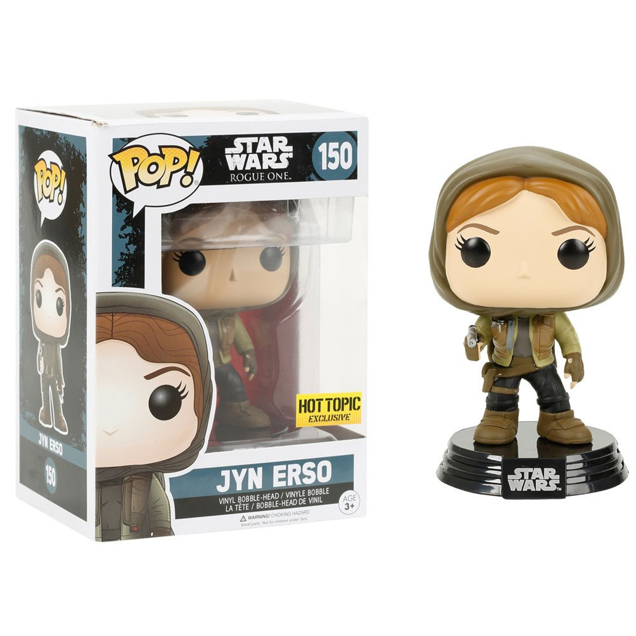 Funko Pop Star Wars Rogue One Jyn Erso Vinyl Toy Figure 150 Funko Pop Star Wars Rogue One Jyn Erso Vinyl Toy Figure 150
