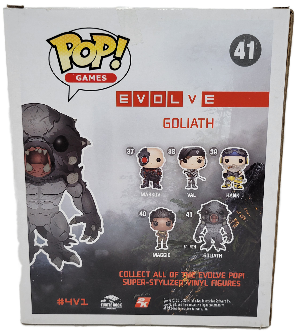 EVOLVE 5 Goliath ゴライアス アクション フィギュア ファンコ Amazon.com: Funko Pop! Games - Evolve Vinyl Figure - Goliath