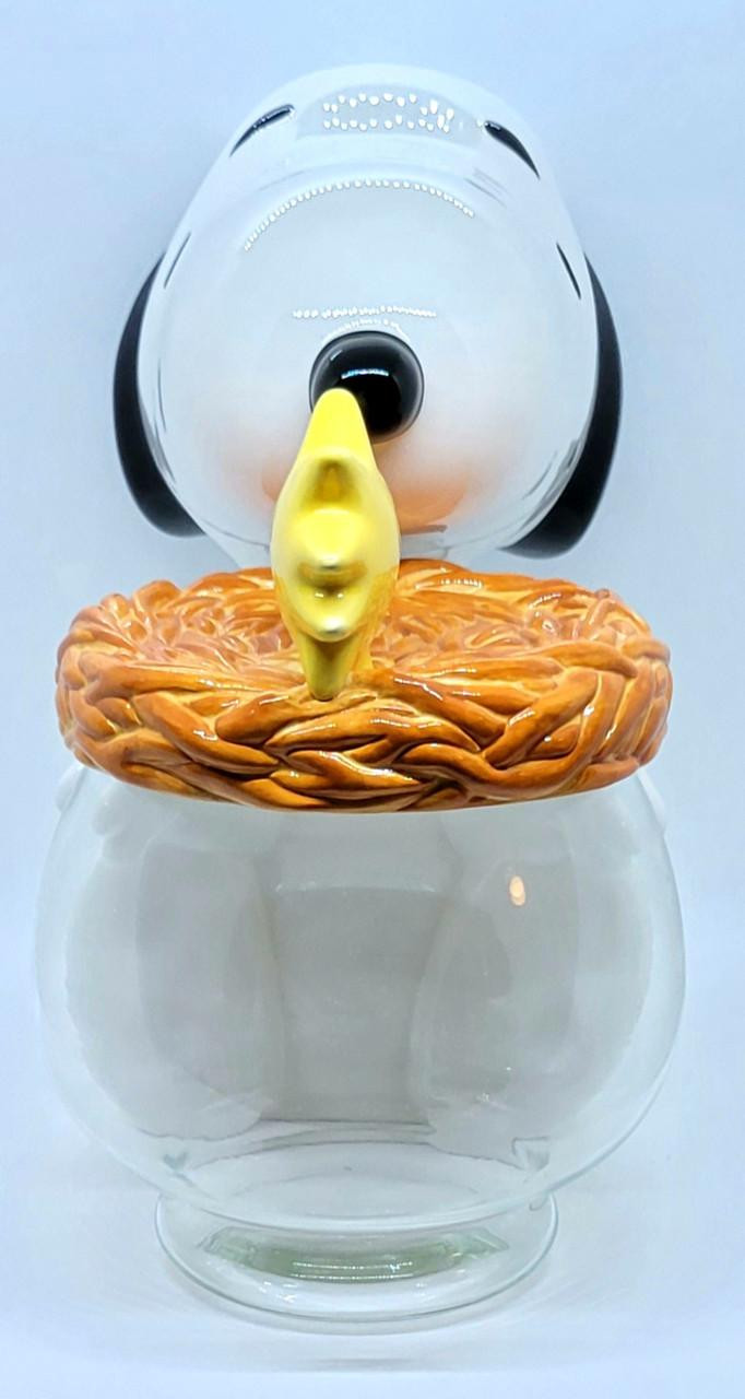 TreasureCraft Snoopy And Woodstock Cookie Jar