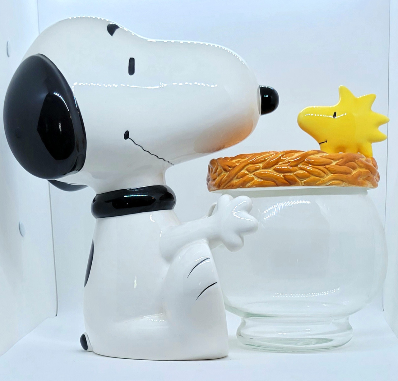 Treasure Craft Snoopy And Woodstock Cookie Jar