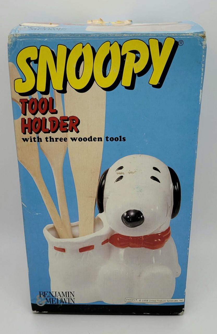 Benjamin & Medwin Snoopy Kitchen Tool Holder – Vintage 1993