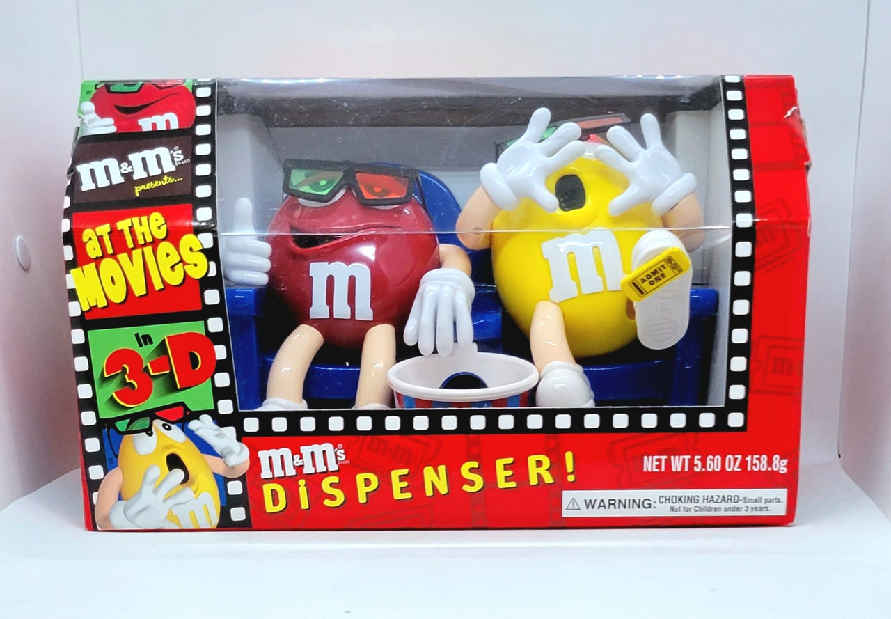 M&M Yellow with present dispenser FROM EUROPE