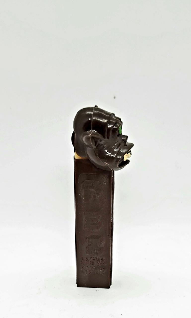PEZ: GORILLA ONE GREEN EYE PEZ Dispenser No Feet AUSTRIA