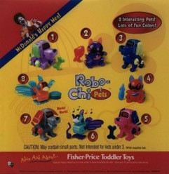 McDonald's Happy Meal Toy 2001 Robo-Chi Pets
