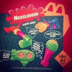 McDonald's 1993 Nickelodeon Game Gadgets