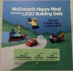 McDonald's Happy Meal Toys 1986 LEGO