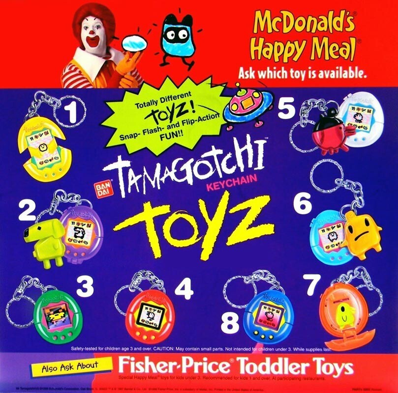 McDonald's Happy Meal Toy 1998 Tamagotchi