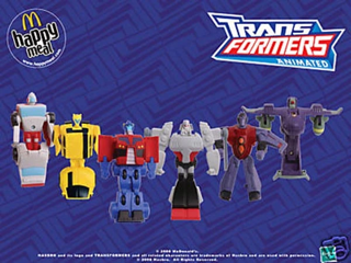 McDonald's Happy Meal 2008 Transformers: Animated