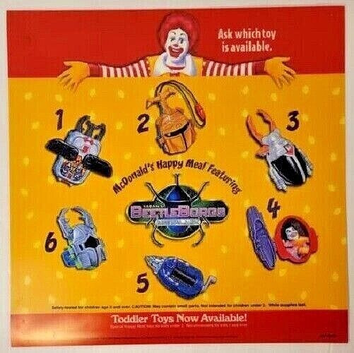 McDonald's Happy Meal 1997 BeetleBorgs Metallix