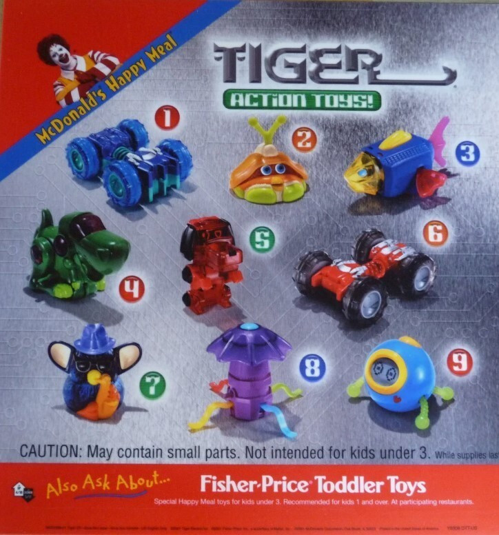 McDonald's Happy Meal Toy 2001 Tiger Electronics