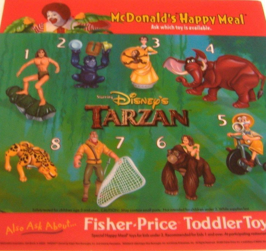 McDonald's Happy Meal Toys 1999 Disney's Tarzan