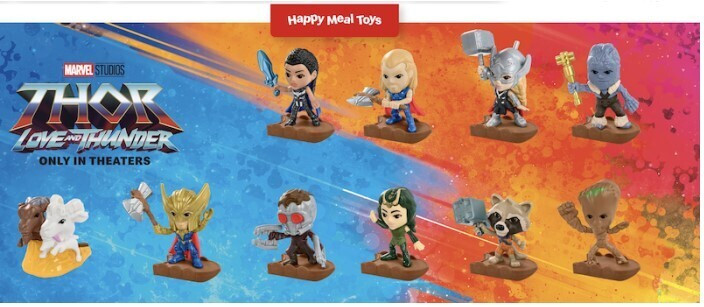 McDonald's Happy Meal 2022 Thor Love and Thunder