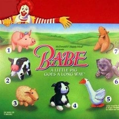 McDonald's Happy Meal Toy 1995 Babe