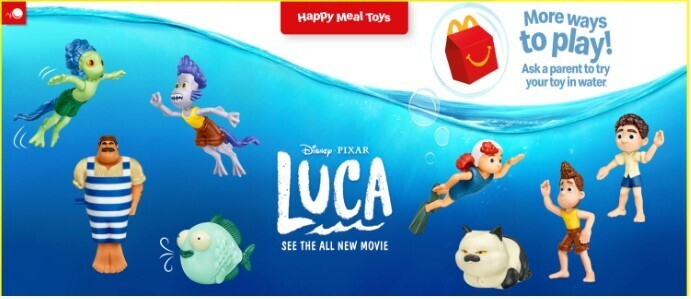 McDonald's Happy Meal Toy 2021 Disney Pixar Luca
