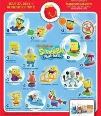 McDonald's Happy Meal 2012 SpongeBob SquarePants